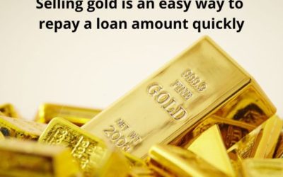 Selling gold is an easy way to repay a loan amount quickly